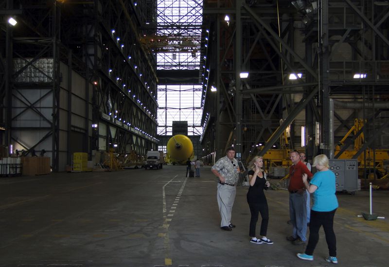 At the Gate of the VAB